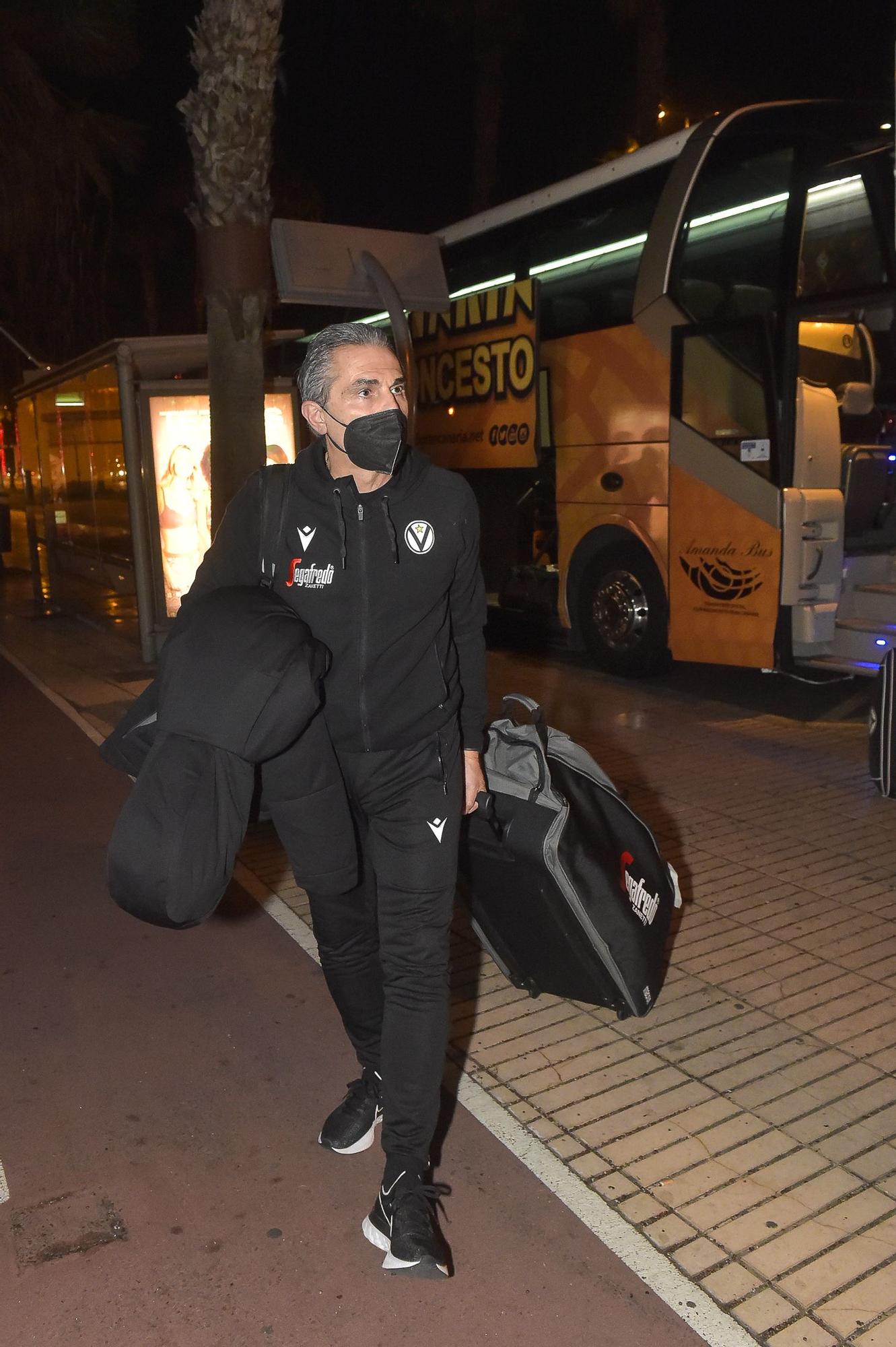 Llegada del Virtus Bolonia, rival del Granca en la Eurocup