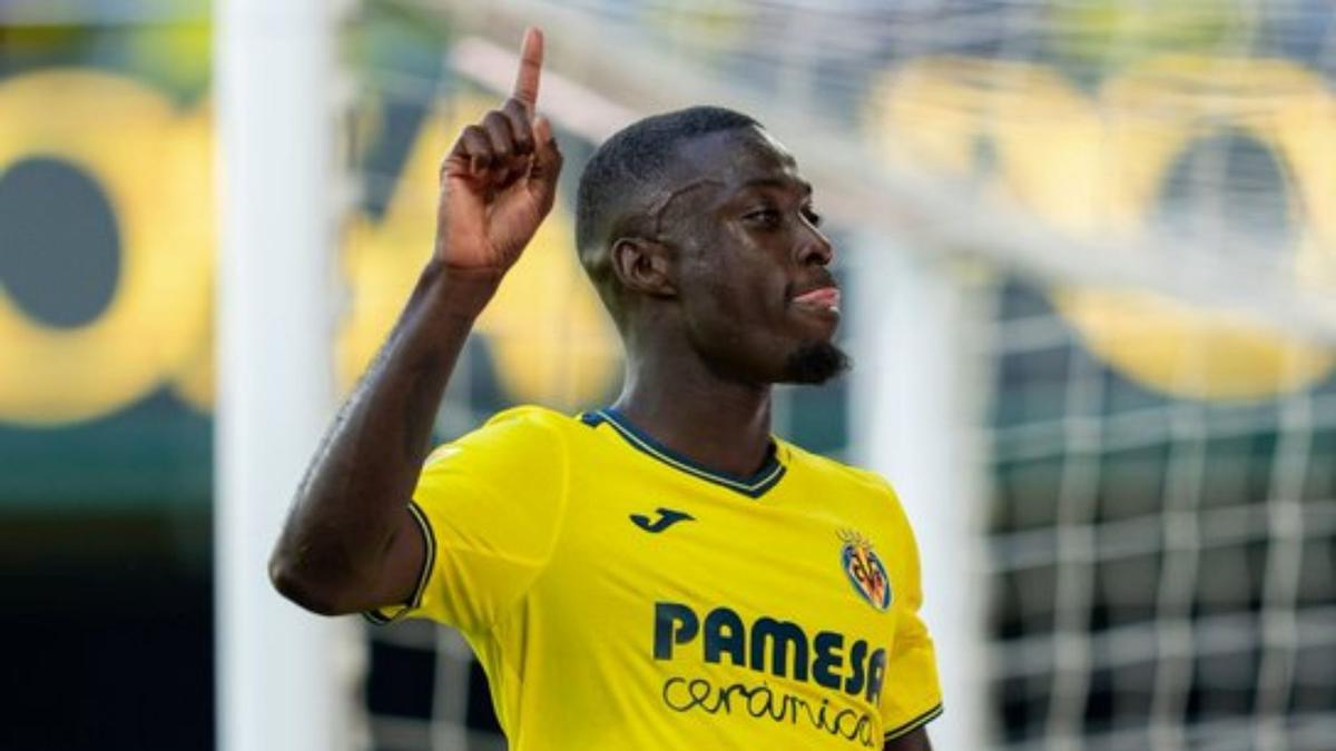 Nicolas Pepe celebra su gol ante el Girona