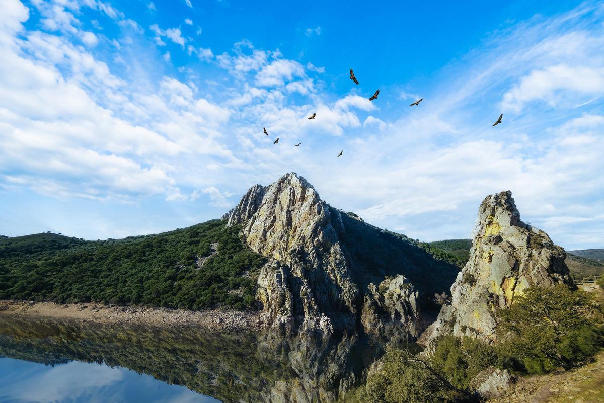 La Reserva de la Biosfera de Monfragüe, uno de los cinco espacios Unesco en la provincia de Cáceres.