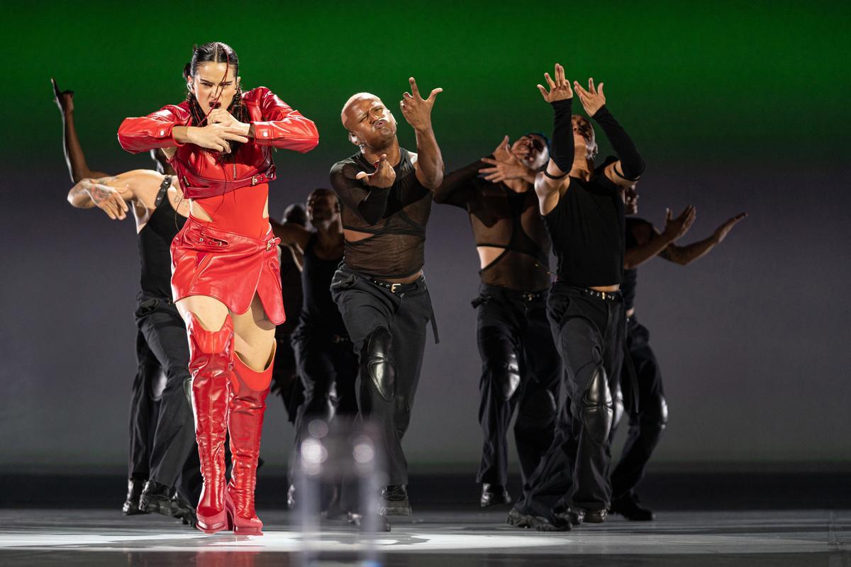 Actuación de Rosalía.