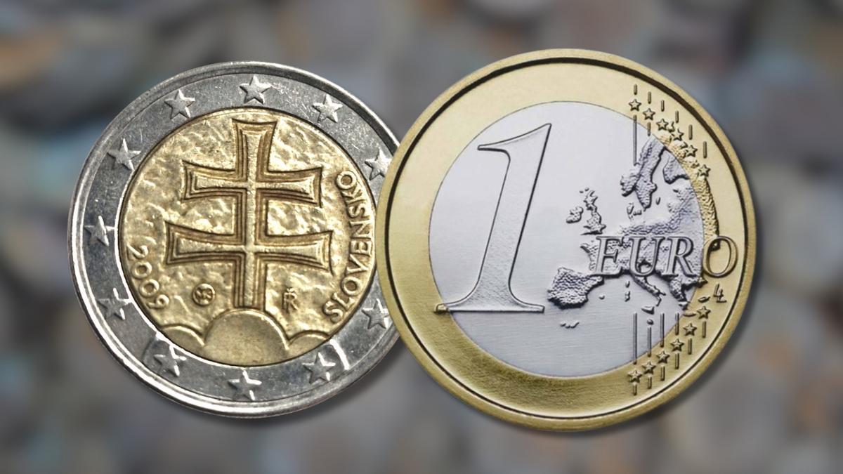 Moneda de 1 euro de Eslovaquia de 2009