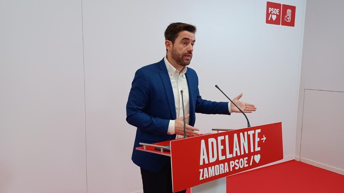 El secretario general del PSOE de Zamora, Antidio Fagúndez.