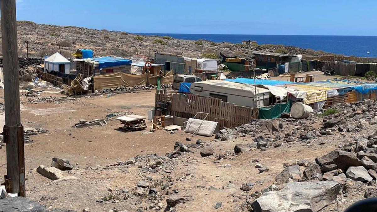 Rehabilitarán el barranco deteriorado por la ocupación y las acampadas. | | E.D.