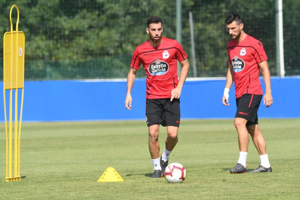 La plantilla deportivista ha tenido este viernes, 13 de julio de 2018, doble sesión de entrenamiento.