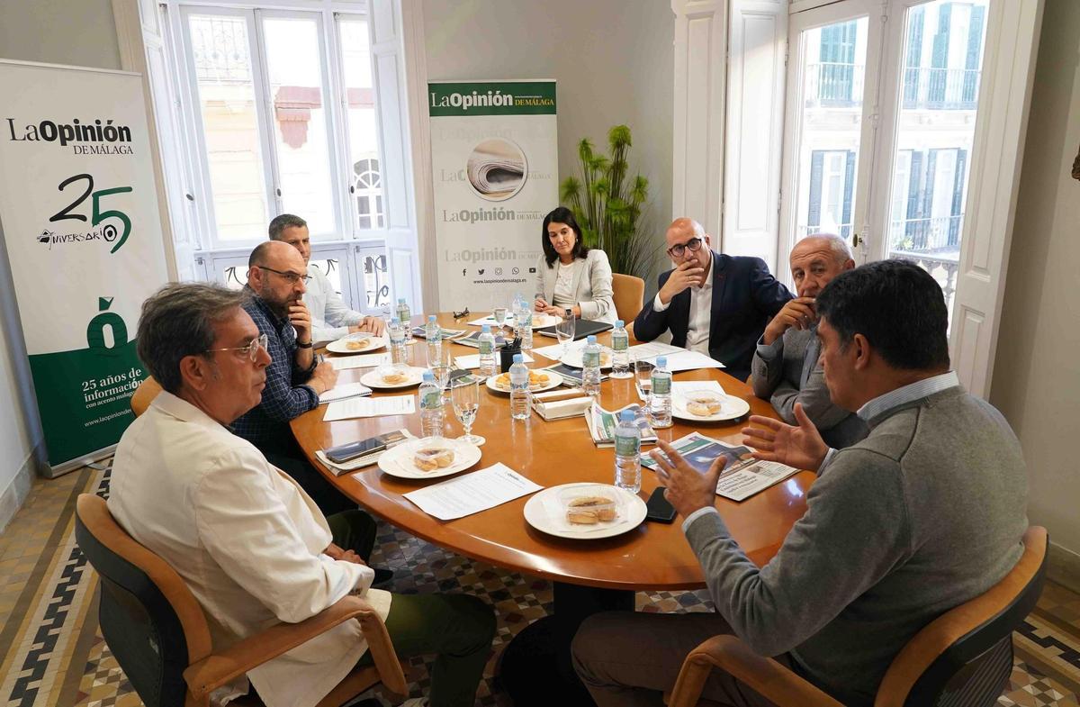 El desayuno informativo celebrado en la sede de La Opinión.