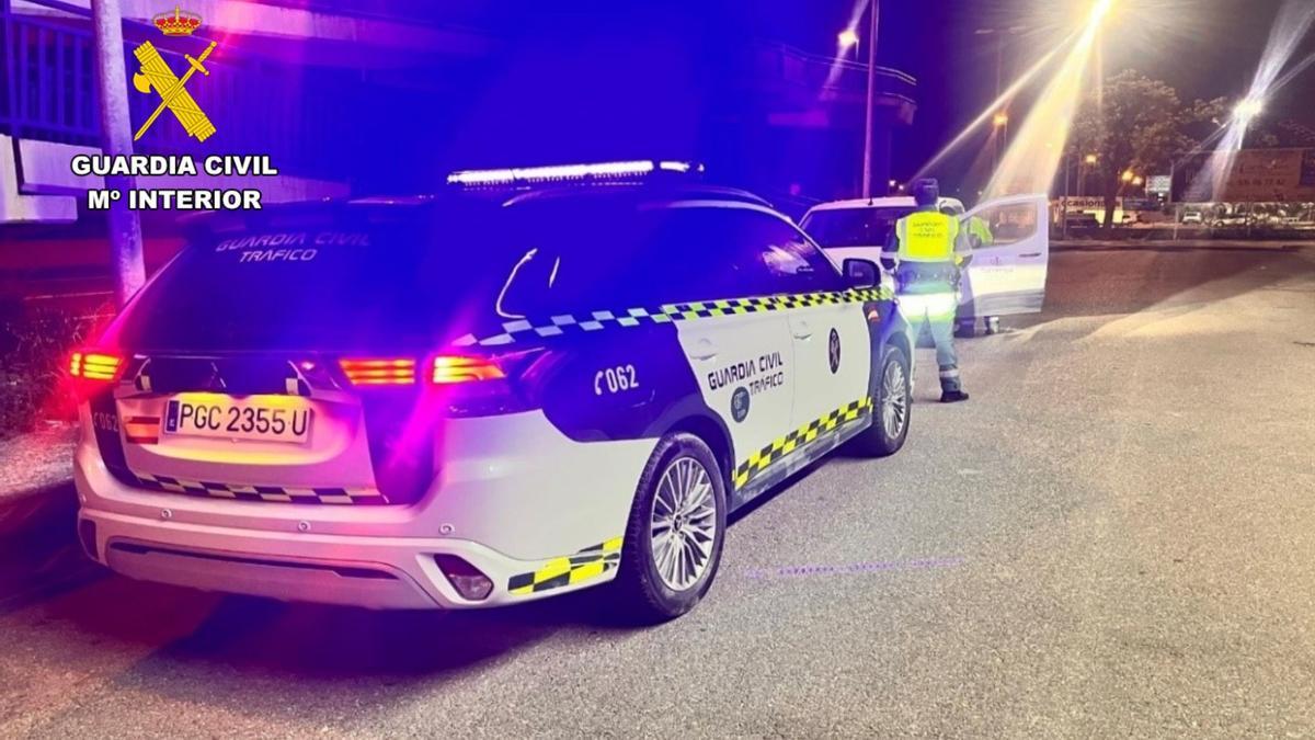 La Guardia Civil con el conductor kamikaze