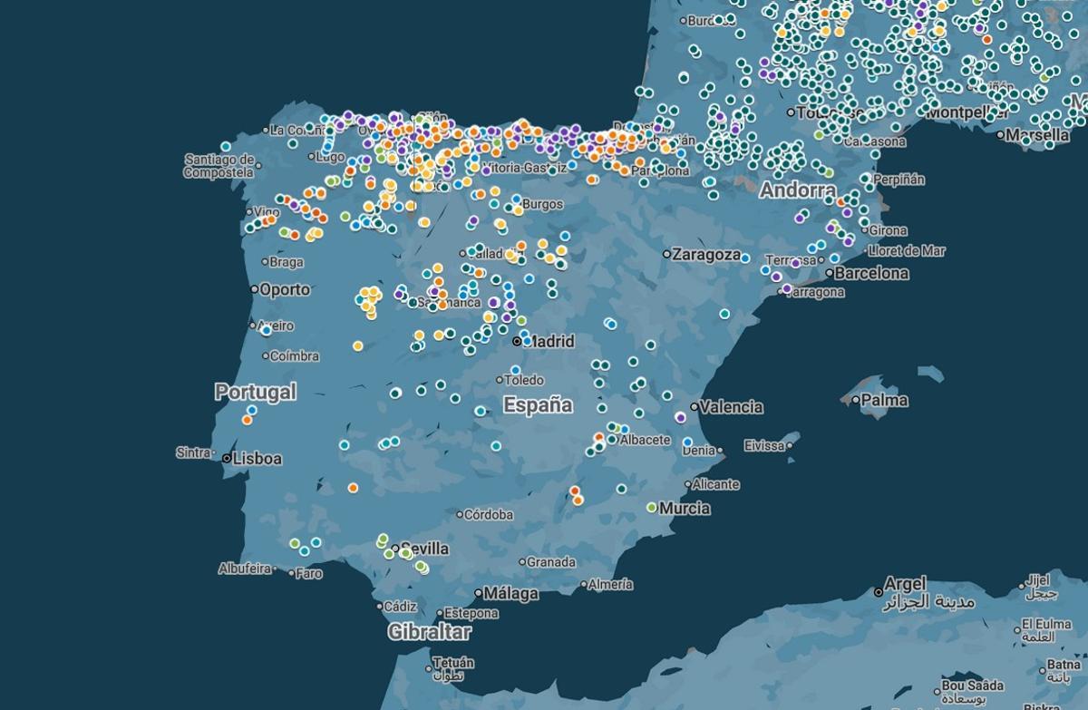 Actuaciones desarrolladas en España en los últimos años para eliminar barreras en ríos