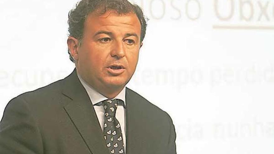 El conselleiro de Economía e Industria, Javier Guerra, ayer.