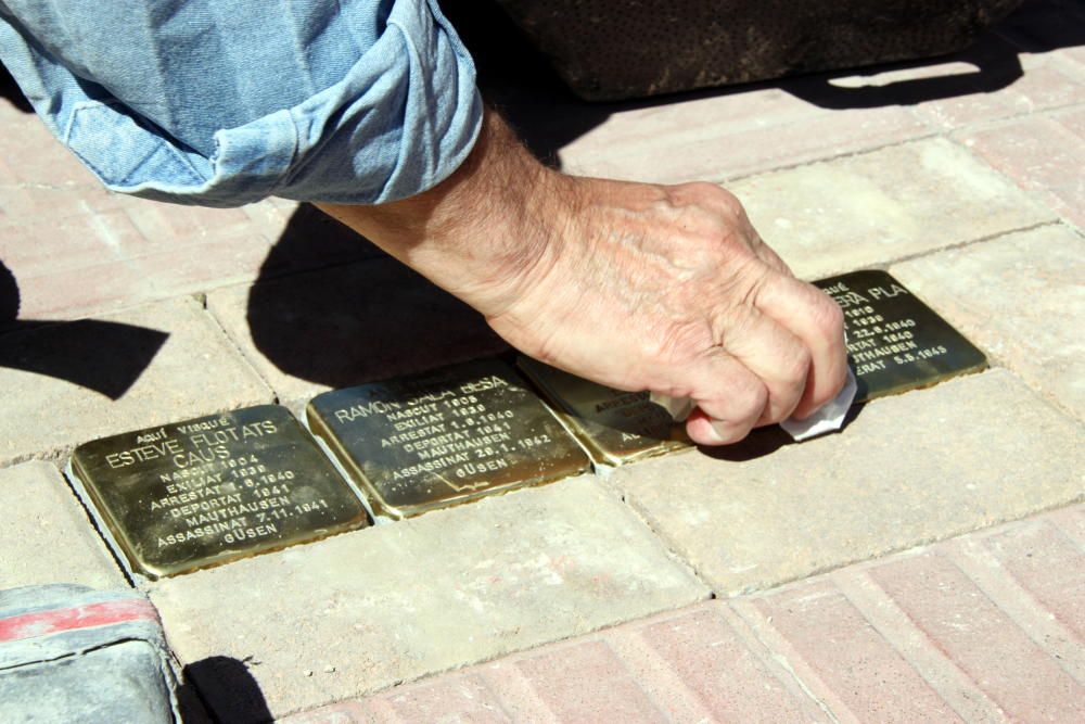 Girona col·locarà setze llambordes Stolpersteine per recordar els gironins deportats als camps de concentració nazis