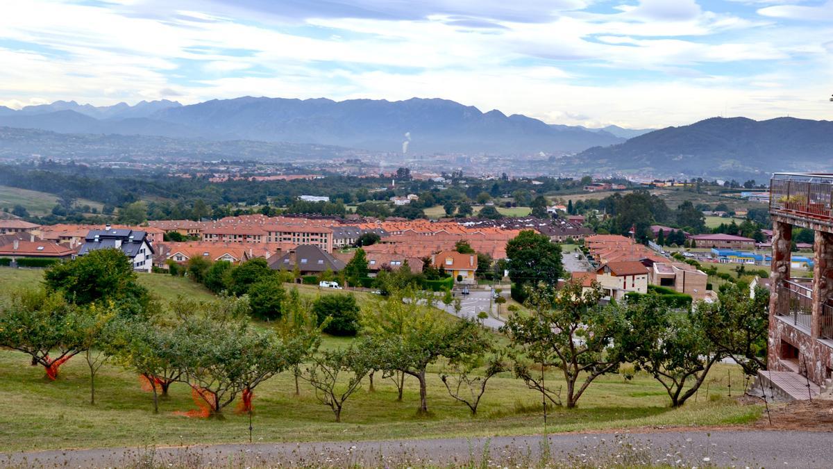 Vista de una zona de Soto de Llanera.