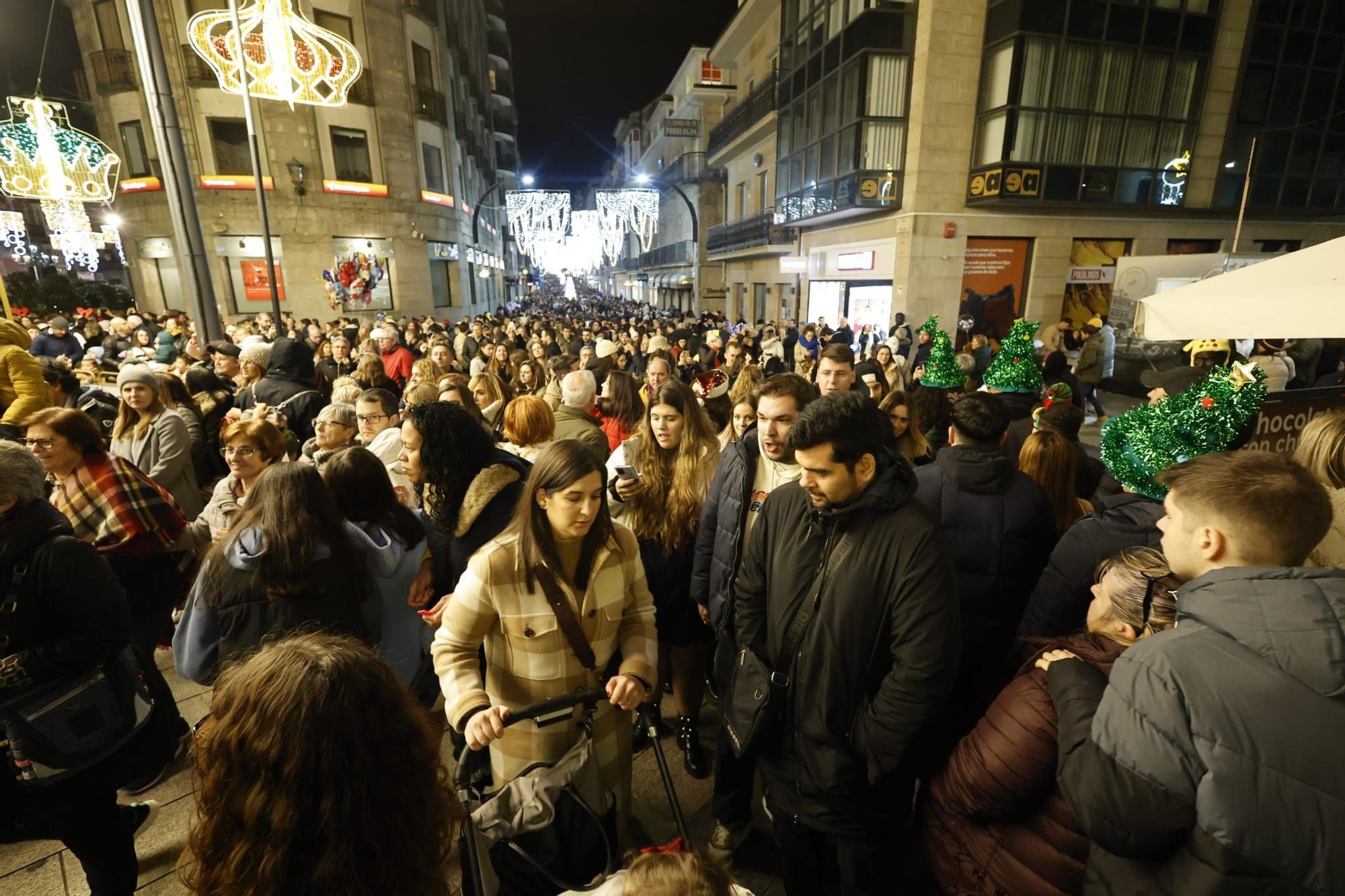 Vigo repite escenario: cae la noche y vuelven los atascos