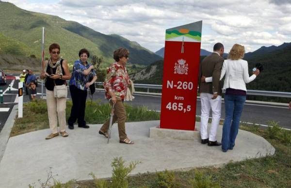 Aragón estrena kilómetros en la N-260 y la A-22