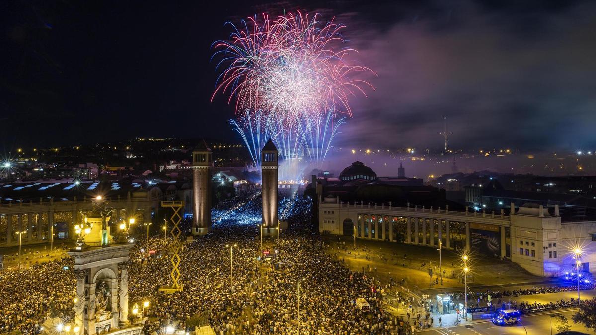 El Piromusical cierra la Mercè a ritmo de Sónar