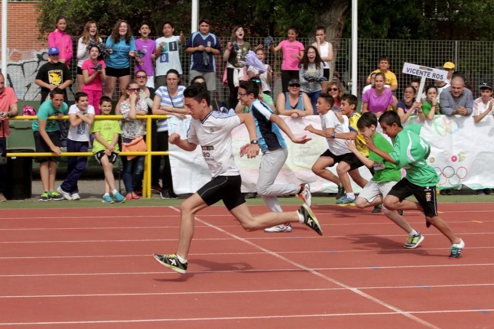 Competición escolar de Atletismo en Cartagena