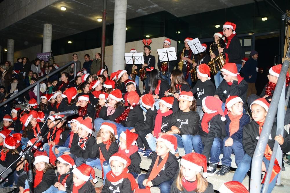 Cangas y Moaña ya brillan para la Navidad