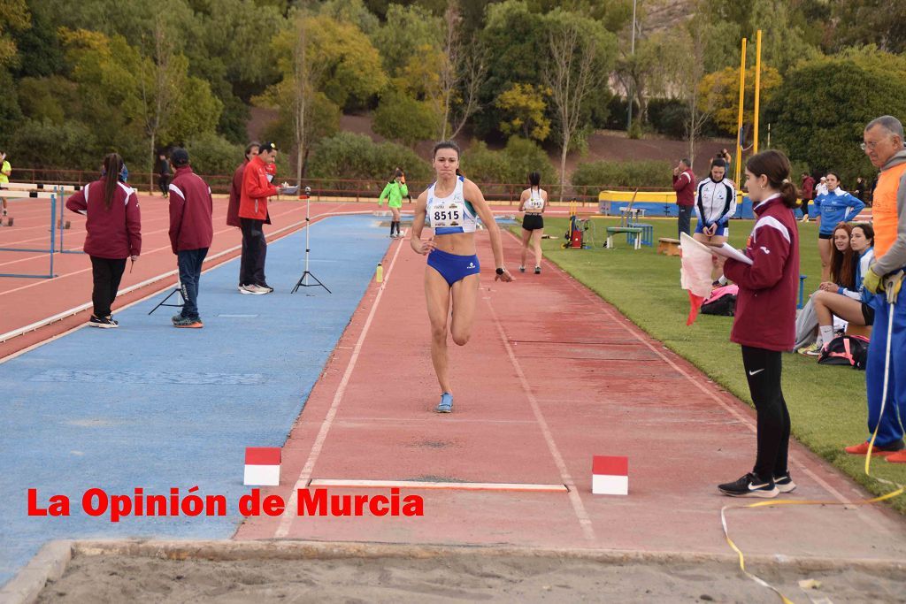 Regional absoluto y sub-23 de atletismo en Lorca (I)