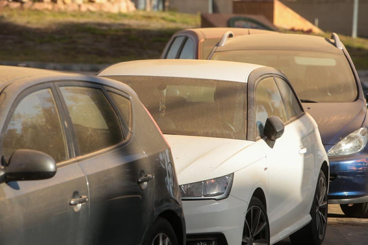 Fotografía de archivo de la lluvia de barro en la provincia de Alicante a principio de febrero.