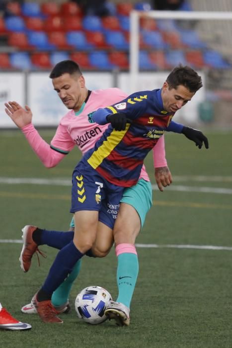 Llagostera- Barça B, en imatges