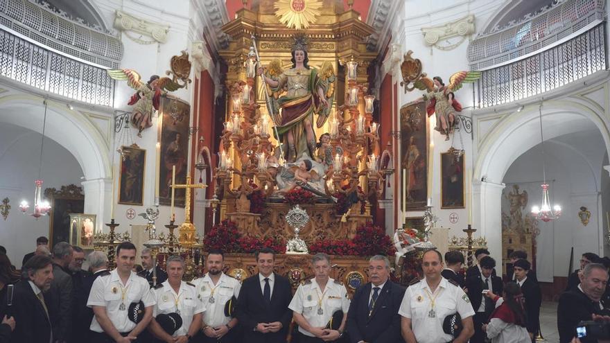 El cielo de Córdoba deja al Custodio en el Juramento: la lluvia impide la procesión de San Rafael