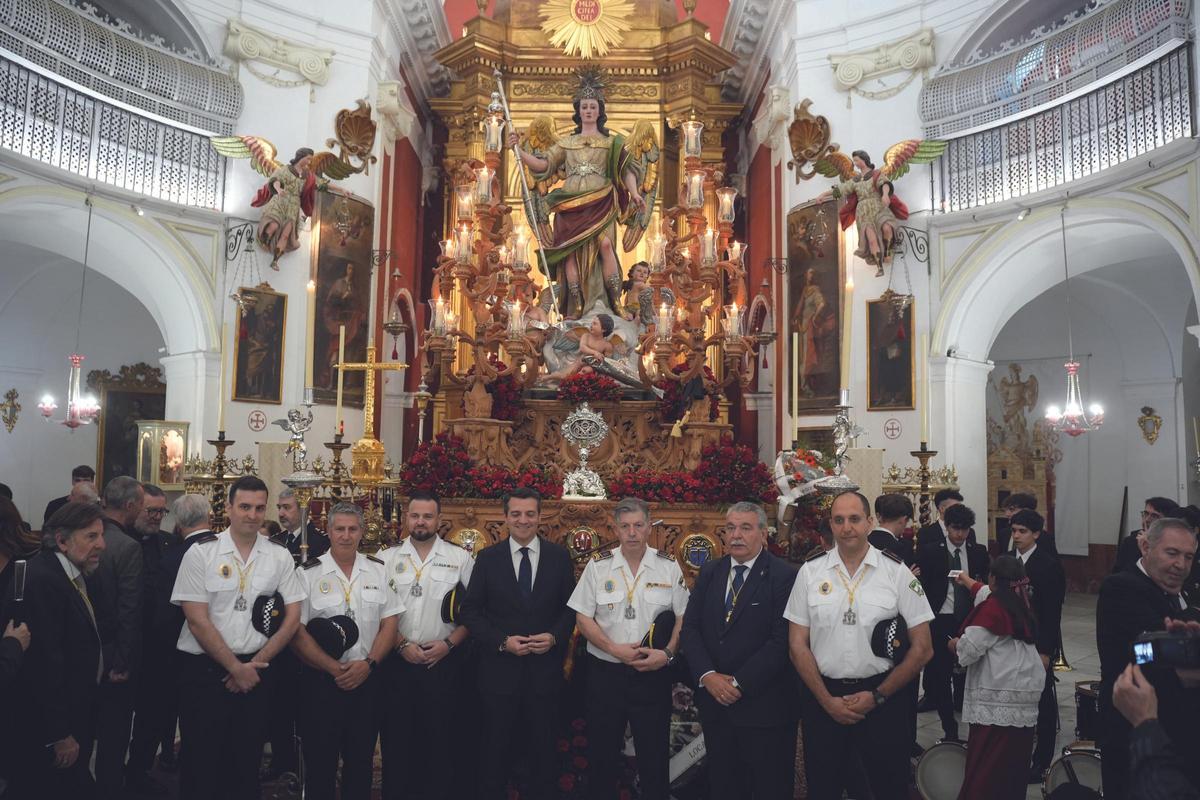 La lluvia impide la procesión de San Rafael La lluvia impide la procesión de San Rafael