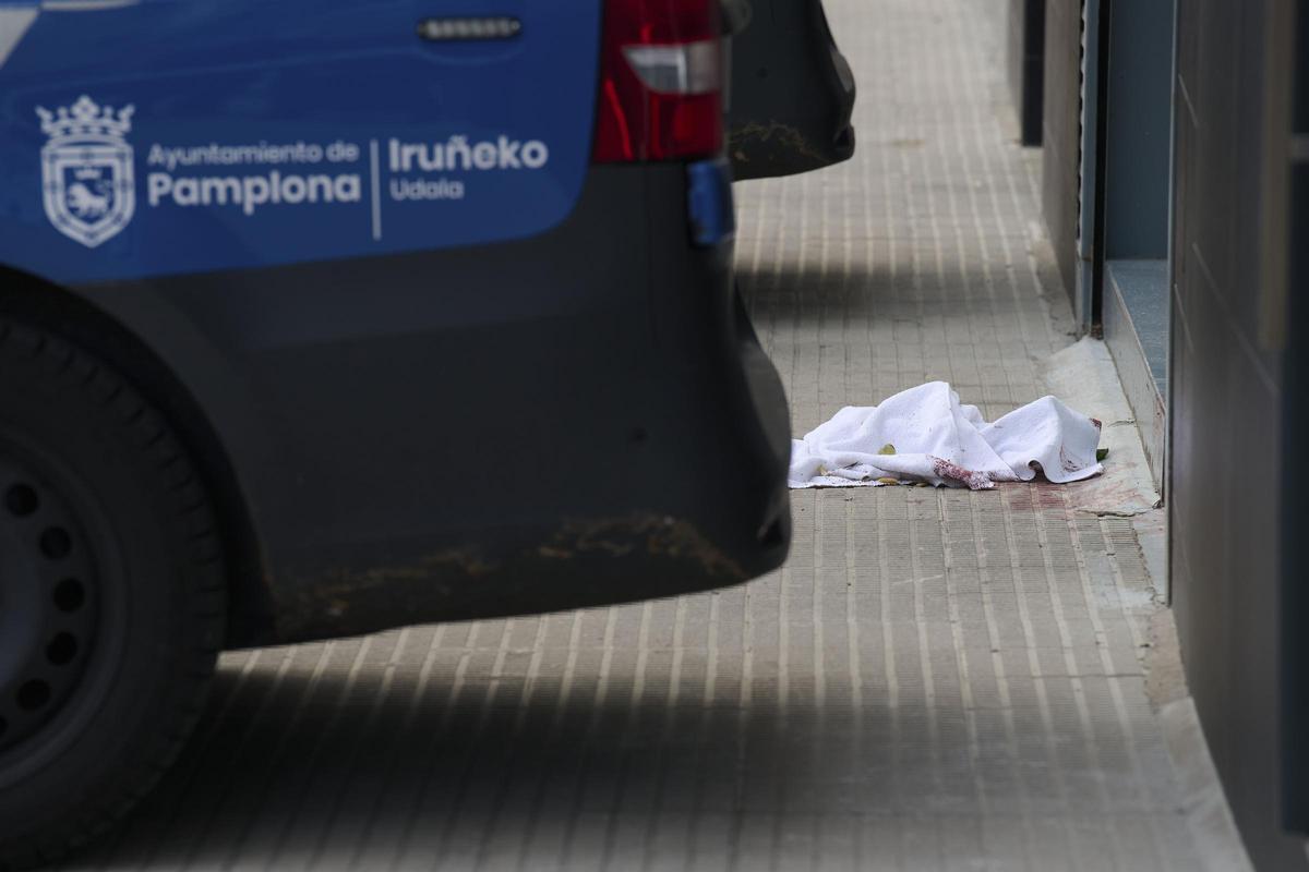 Imagen de archivo de un vehículo de la Policía Municipal de Pamplona.