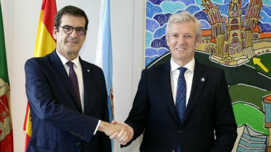 Rueda traslada al alcalde de Oporto la apuesta de Galicia por el tren con Portugal