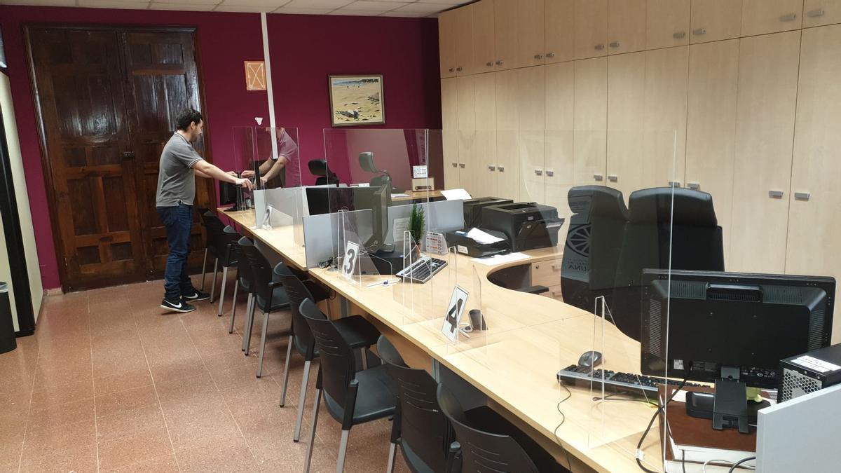 Unas oficinas de atención ciudadana del Ayuntamiento de La Laguna.