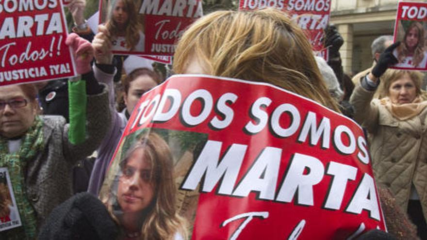 Manifestación en recuerdo de Marta del Castillo.