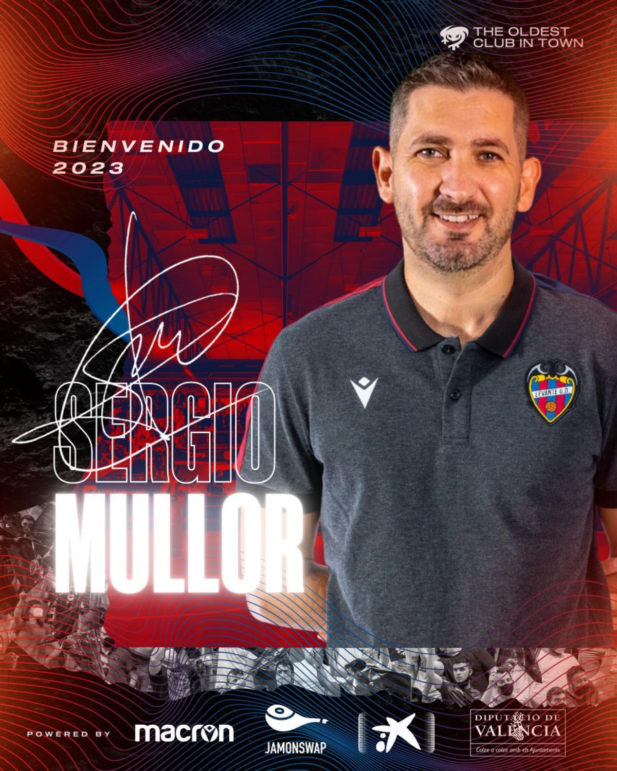 Bienvenida del Levante UD FS a Sergio Mullor