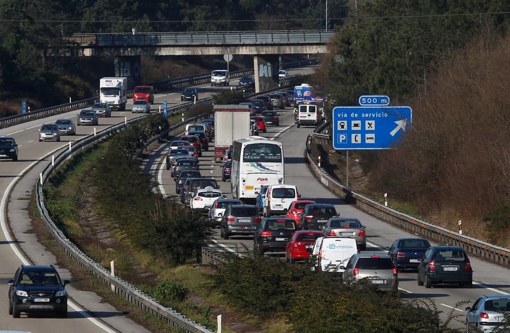 Accidente de tráfico en la "Y"