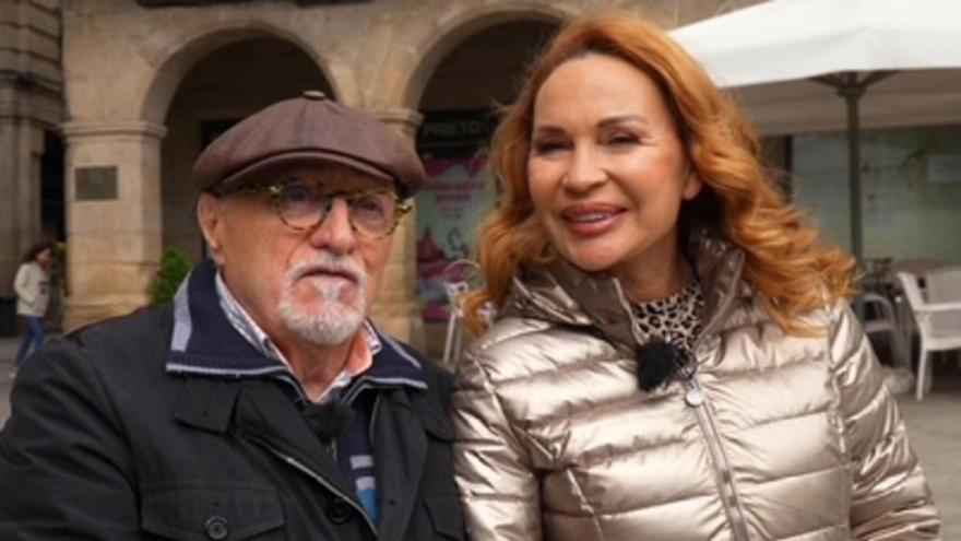 Moncho Borrajo fai alarde de Ourense coa vedete francesa Marlène Mourreau