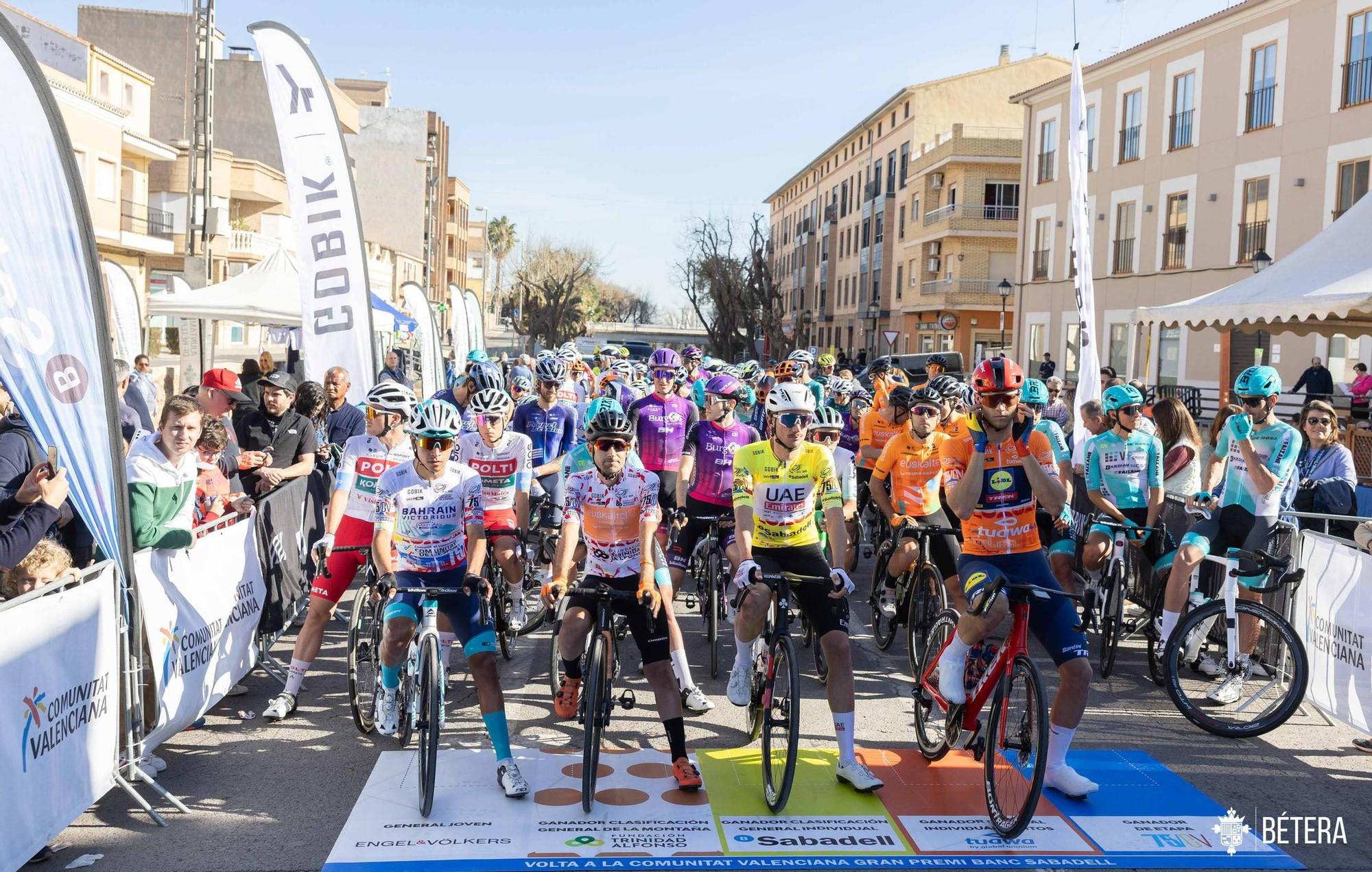 La última etapa de la Volta a la Comunitat Valenciana llena Bétera de buen ciclismo