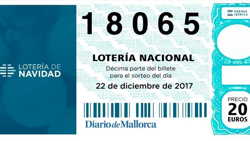 Lotería de Navidad 2018: 18065, quinto premio vendido en Palma y Formentera