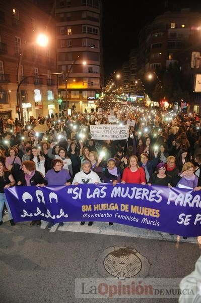 Manifestación por el Día de la Mujer en Murcia