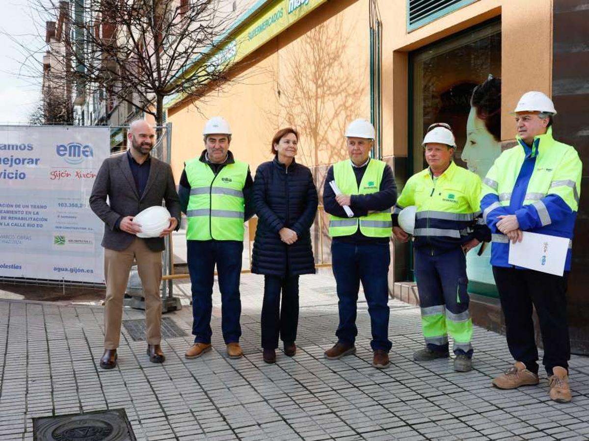 Obra de la EMA en Torcuato Fernández Miranda.