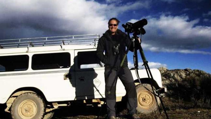 El guía de turismo de la naturaleza Carlos Soria.