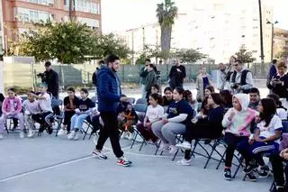 Sergio de Larrea y Kameron Taylor participaron en la jornada ‘Bouncing for Good’