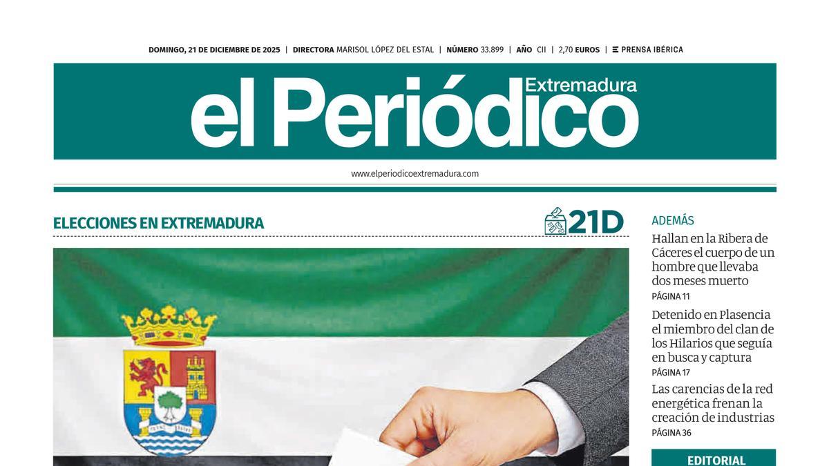 Consulta la portada correspondiente al día 21 de diciembre de 2025