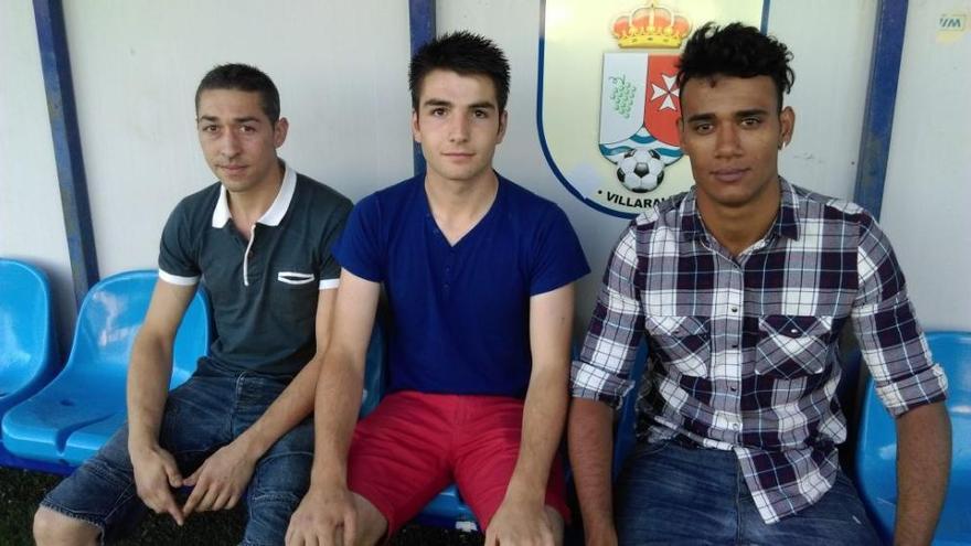 Los tres nuevos fichajes del Villaralbo.