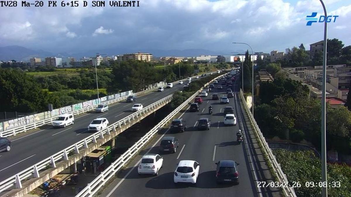 Tráfico en la Vía de Cintura, en una imagen de archivo