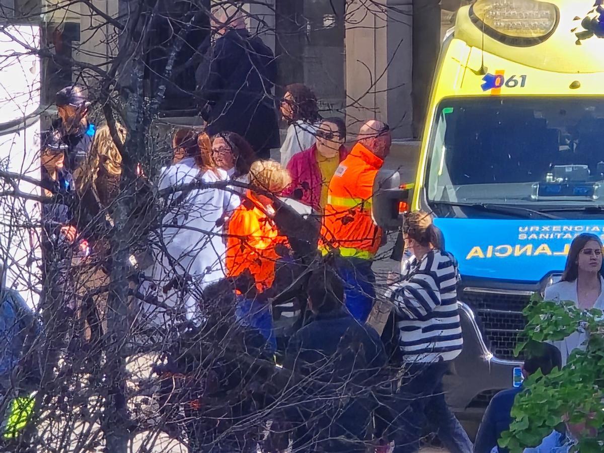 El suceso tuvo lugar frente a Zara.