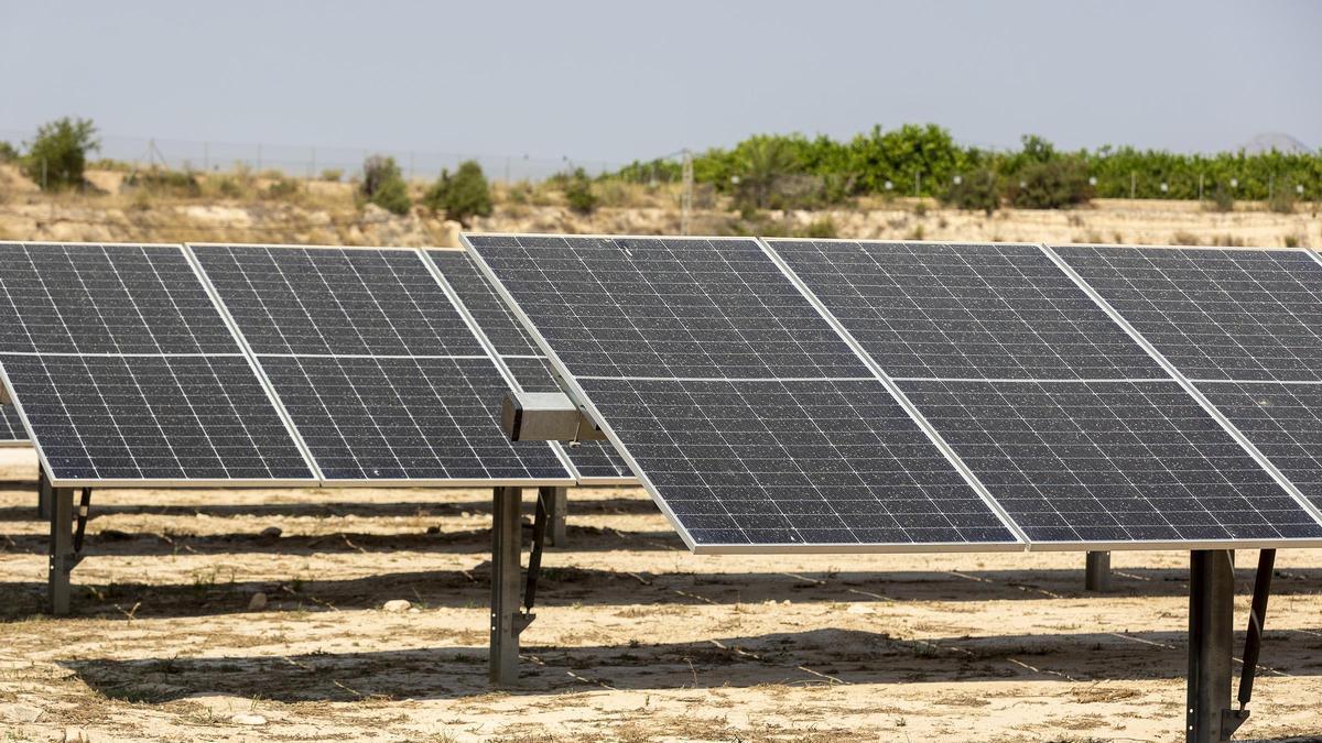 Una planta fotovoltaica instalada en la provincia de Alicante