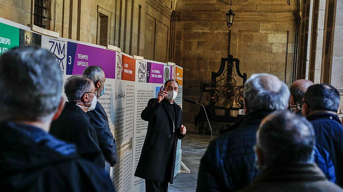 Inauguración de la muestra en el seminario San Atilano de Zamora.