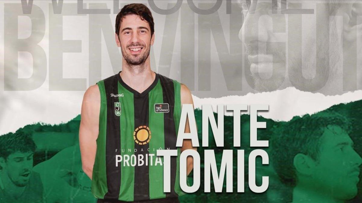 La Penya ha anunciado así el fichaje de Ante Tomic