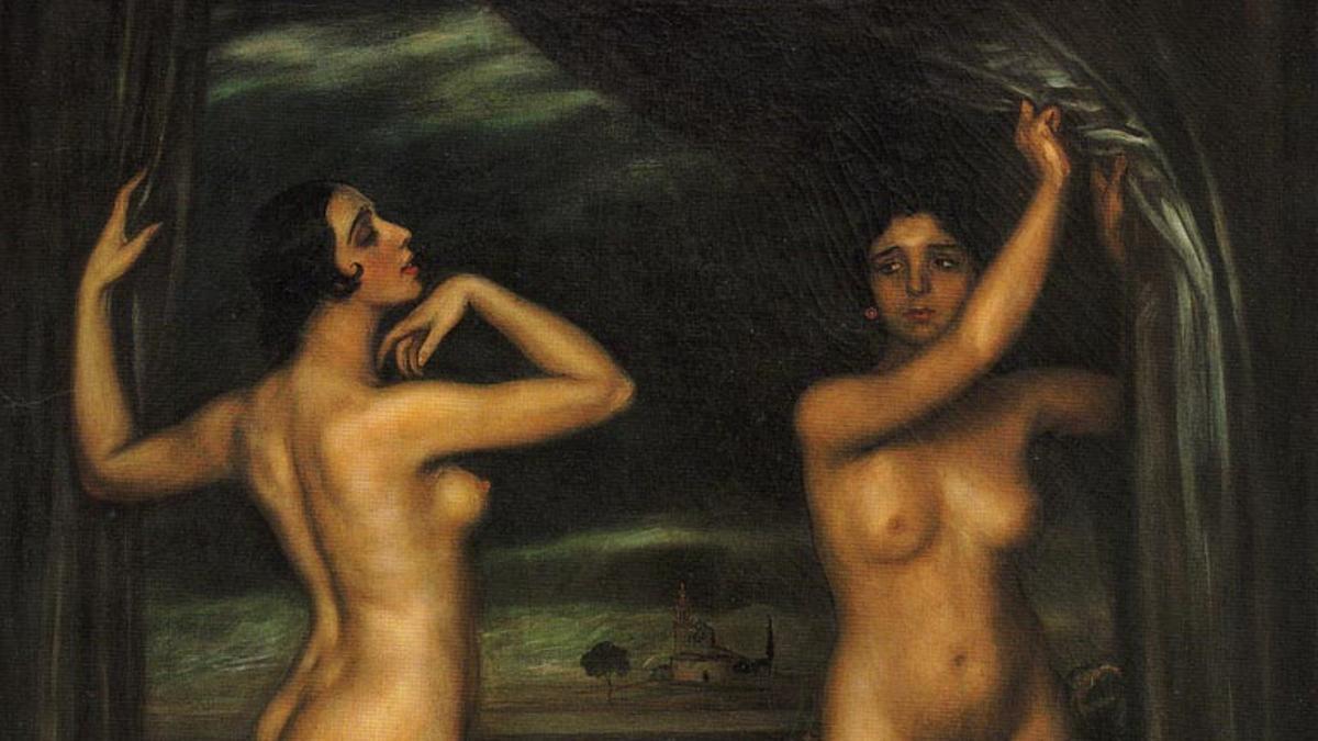 Cuadro ‘Rivalidad’ de Julio Romerio de Torres.