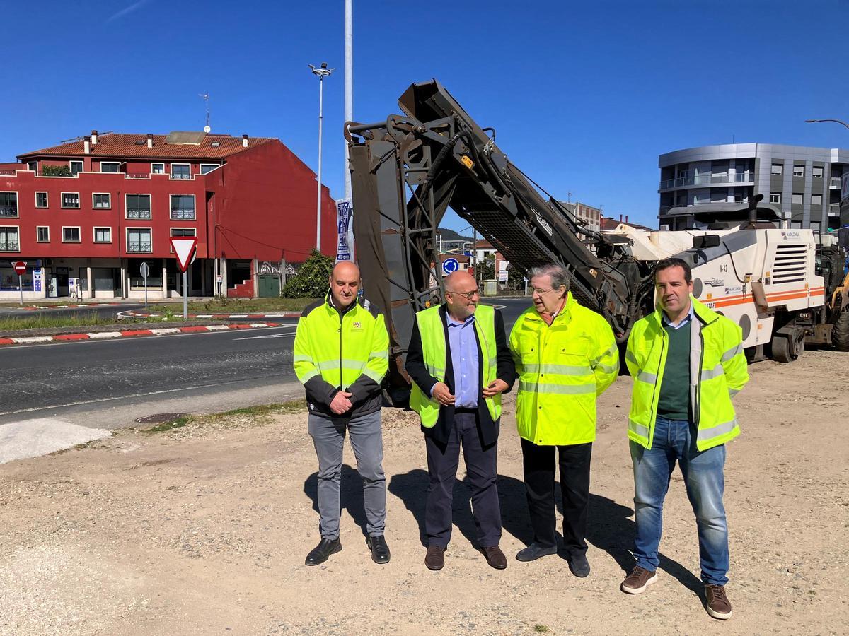 Visita de Losada a la N-550