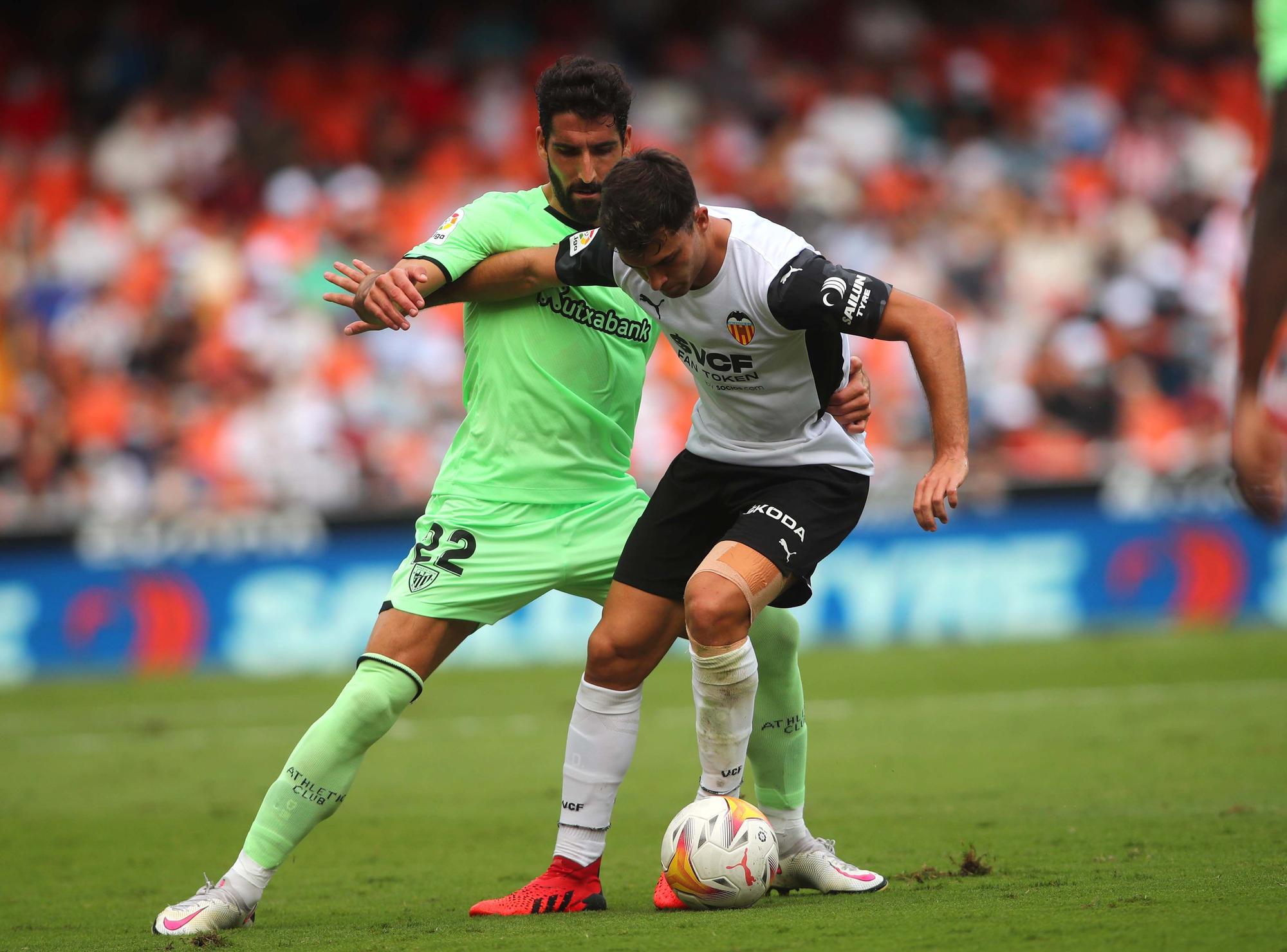 Partido de Liga entre el Valencia CF y el Athletic de Bilbao