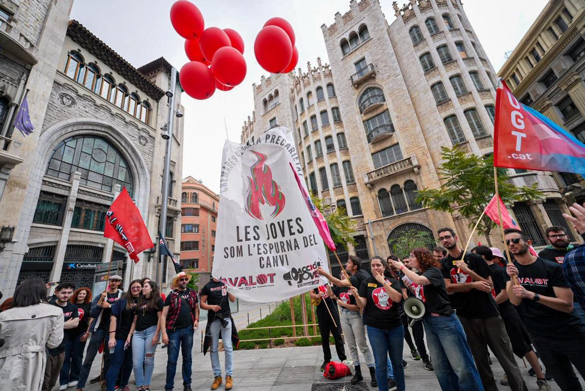 Celebración del 1 de Mayo en Barcelona