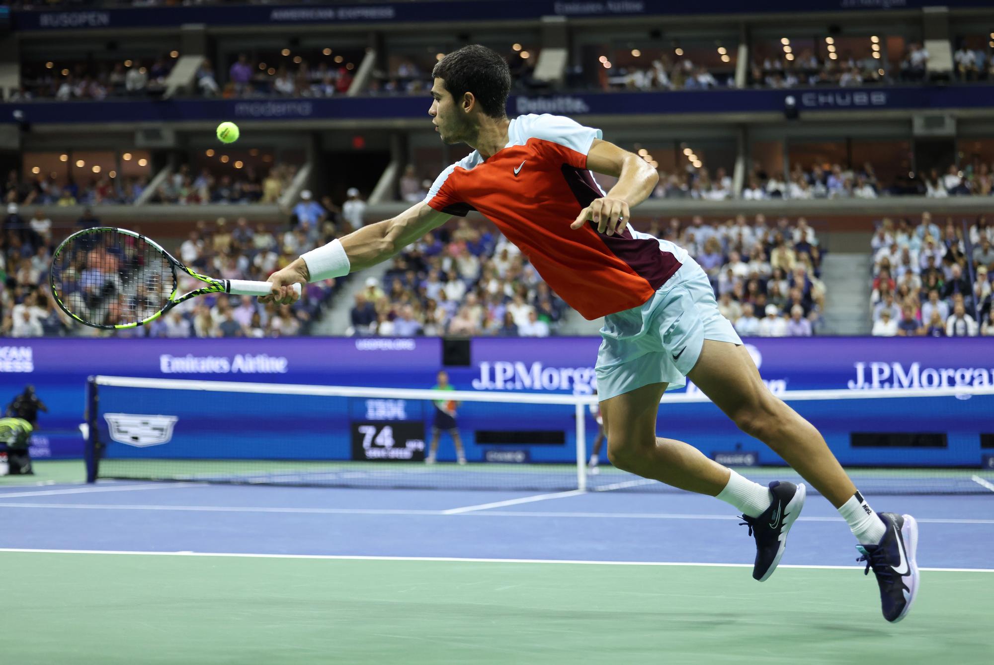 US Open, semifinal: Carlos Alcaraz - Frances Tiafoe