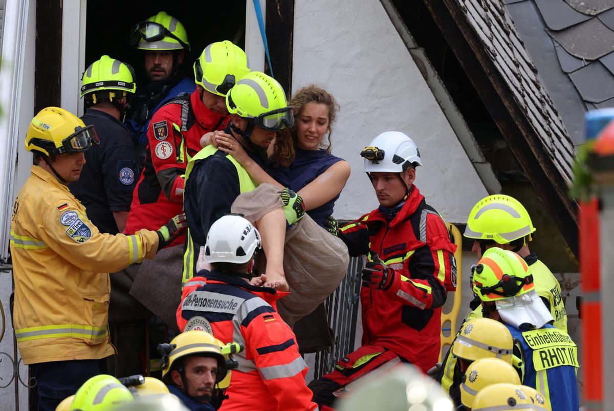 El derrumbe de un hotel en Alemania mata a dos personas